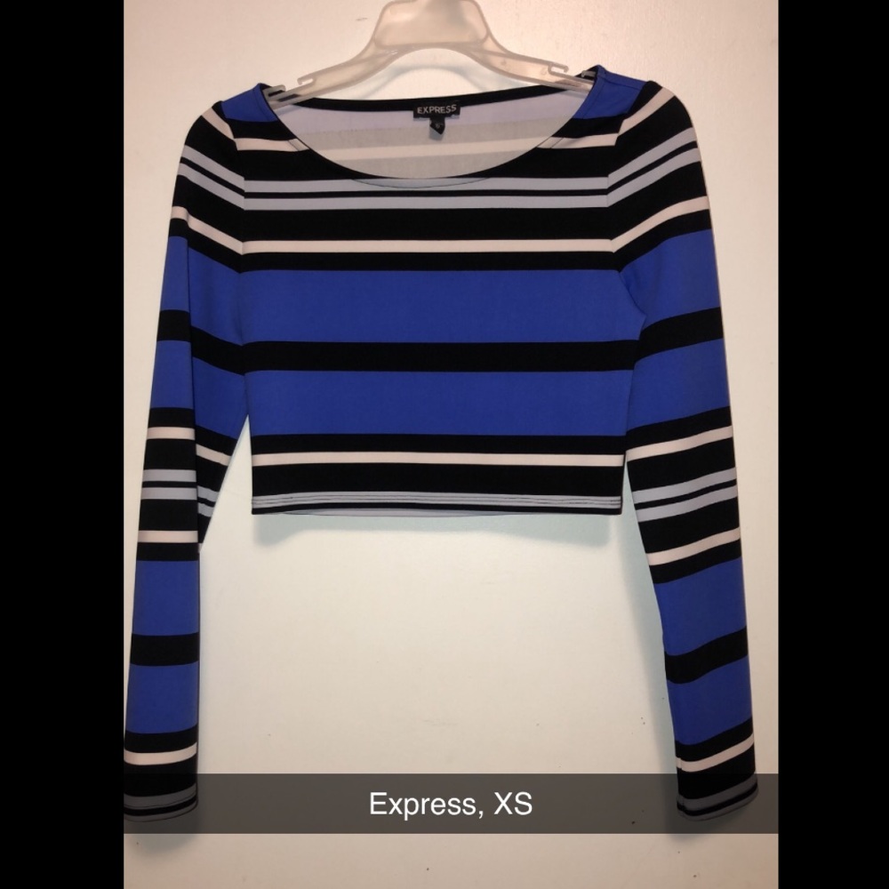 Express and Arden B long sleeve croptops